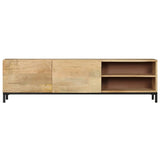 TV Cabinet 145x30x41 cm Solid Mango Wood 247944
