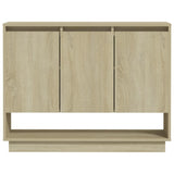 ZNTS Sideboard Sonoma Oak 97x31x75 cm Engineered Wood 809533