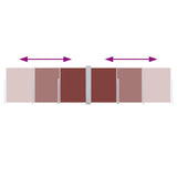 Retractable Side Awning Brown 120x600 cm 48451
