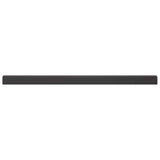 Garden Cover Profile 20 pcs 100 x 5 x 5 cm Steel Black 8012992