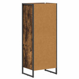 Bathroom Cabinet Smoke Oak 40 x 30 x 100 cm Engineered Wood 886500