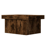 ZNTS Coffee Table Smoked Oak 80x55x40 cm Engineered Wood 840867