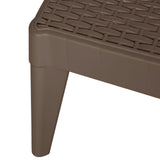 Sun Lounger Brown 186x60x29 cm PP 364217