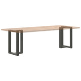Dining Table Legs T-Shaped 2 pcs Anthracite 50x35x cm Steel 4013050