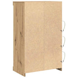 LED Sideboard Artisan Oak 60.5 x 37 x 100 cm Engineered Wood 863046