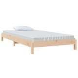 Stack Bed without Mattress 90x190 cm Single Solid Wood Pine 820402