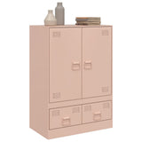 Highboard Pink 67x39x95 cm Steel 841806