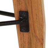 Bar Stools 2 pcs Solid Acacia Wood 246017