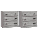 Sideboards 2 pcs Grey Sonoma Engineered Wood 3185245
