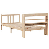 Bed Frame with Headboard without Mattress 75x190 cm Small Single 3306694