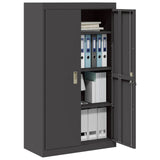 Storage Cabinet Black 80 x 40 x140 cm Steel 3406178
