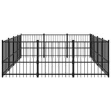 Outdoor Dog Kennel Steel 11.58 m 3124617