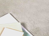 Anti-Slip Faux Rabbit Fur Rug OLITE Beige 240 x 340 cm 42021640