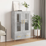 Highboard Concrete Grey 69.5x31x115 cm Engineered Wood 828288