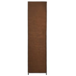 Wardrobe with 4 Compartments Brown 175x45x170 cm 282446