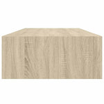 Wall-mounted Drawer Shelves 2 pcs Oak 60x23.5x10cm MDF 330262