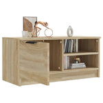 TV Cabinet Sonoma Oak 80x35x36.5 cm Engineered Wood 811472