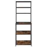 Kitchen Shelf Smoked Oak 60 x 40 x 168 cm Engineered Wood 883882