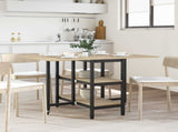 Dinning Table 122 x 80 x 76.5 cm Engineered Wood Sonoma Oak 8006038
