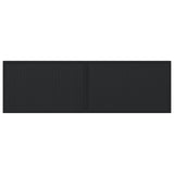 Wall-Mounted Headboard EDE Black Engineered Wood 896066