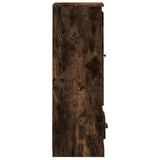 Highboard Smoked Oak 36x35.5x103.5 cm Engineered Wood 816309