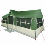 Family Tent with Roof Green and Beige 622 x 295 x 238 cm 4100700