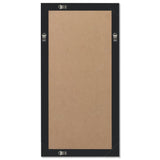 Wall Mirror Baroque Style 100x50 cm Black 243682