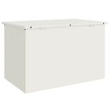Outdoor Storage Box White 80 x 50.5 x 50 cm Steel 874568