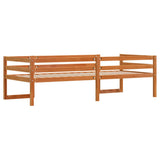 Kids' Bed Frame without Mattress Wax Brown 90x190 cm Single 846869