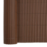 Garden Fence Double-Sided Brown 1.8x5 m PVC 42002626