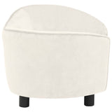 Dog Sofa Cream 69x49x40 cm Plush 171025
