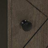 Bathroom Cabinet Black 38x33x58 cm Solid Wood Mango 4017705