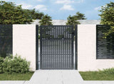 Garden Gate Anthracite 100x150 cm Steel 154562