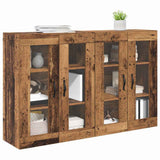 Wall Cabinets 2 pcs Old Wood 69.5 x 34 x 90 cm Engineered Wood 3402686