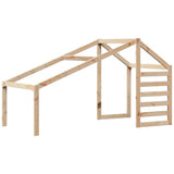 High Sleeper Bed without Mattress 80x200 cm Solid Wood Pine 3281974