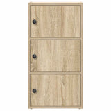 Bookcase Sonoma Oak 40x24x77 cm Engineered Wood 860366