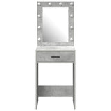 Dressing Table Concrete Grey 50 x 41 x 135 cm Engineered Wood 865040