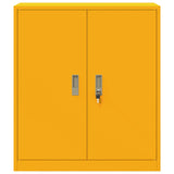 Storage Cabinet Mustard Yellow 80 x 40 x 90 cm Steel 891685