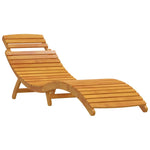Sun lounger 3 pcs Brown 40 x 40 x 40cm Solid Acacia wood 4107094