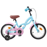 Kids Bike 14 Inches for 3-5 Years Old Light Blue 42009653