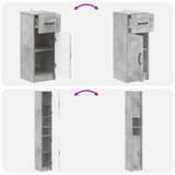 3 Piece Bathroom Cabinet Set UTRECHT Engineered Wood 3417894