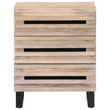 ZNTS Bedside Cabinet 50x34x62 cm Solid Wood Mango 377484