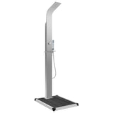 Outdoor Shower with Tray WPC Stainless Steel 3051288