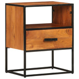 Bed Cabinet 40x30x50 cm Solid Acacia Wood 327446
