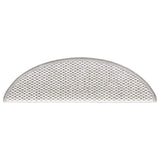 Stair Mats Self-adhesive Sisal-Look 30 pcs 56x17x3 cm Platina 3365858