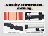Retractable Awning Yellow 300 x 200 cm Fabric 3329544