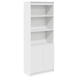 Highboard White 70x35x180 cm Engineered Wood 3328471