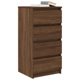 Sideboard Brown Oak 37.5x35x76 cm Engineered Wood 861757