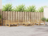 Outdoor Sofa Set 8 pcs White 3386193