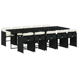 Garden Dining Set Black, Cream White 3211110